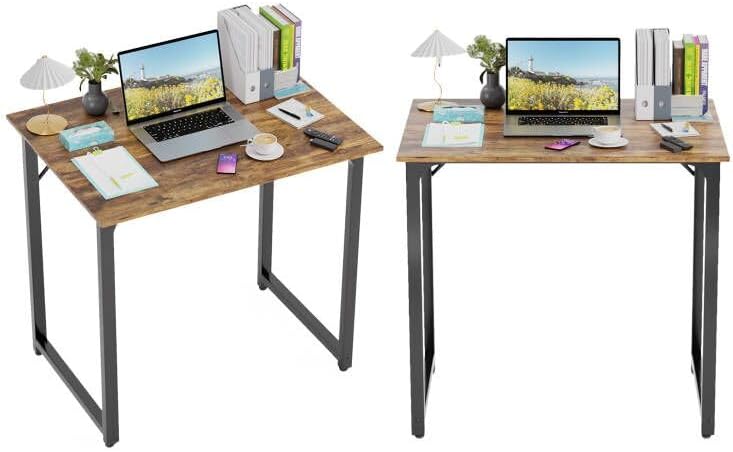PayLessHere | 47 Inch Computer Desk | Black | Office Desk with Metal Frame, Adjustable Feet | Water-Resistant, Scratchproof Surface | Sturdy Writing Table for Home Office or Study | Pack of 1