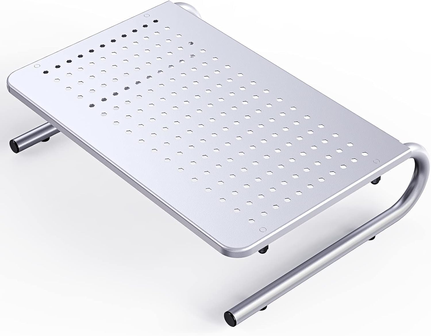 HUANUO Monitor Riser for Desk, Desk Organizer,Laptop Shelf w/Vented for Screen, Computer Stand for PC, Printer, for Home & Office