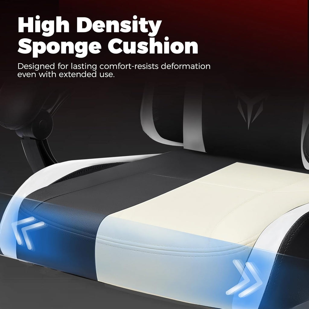 GTPLAYER Gaming Chair, Video Game Chairs Racing Style PC Game Chairs for Adults - Padded High Back Ergonomic Reclining Silla Gamer, Linkage Armrest