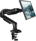 HUANUO Single Monitor Mount, 13 to 32 Inch Monitor Arm, Adjustable Monitor Stand, Vesa Mount with Clamp and Grommet Base - Fits 4.4 to 19.8lbs LCD Computer Monitors