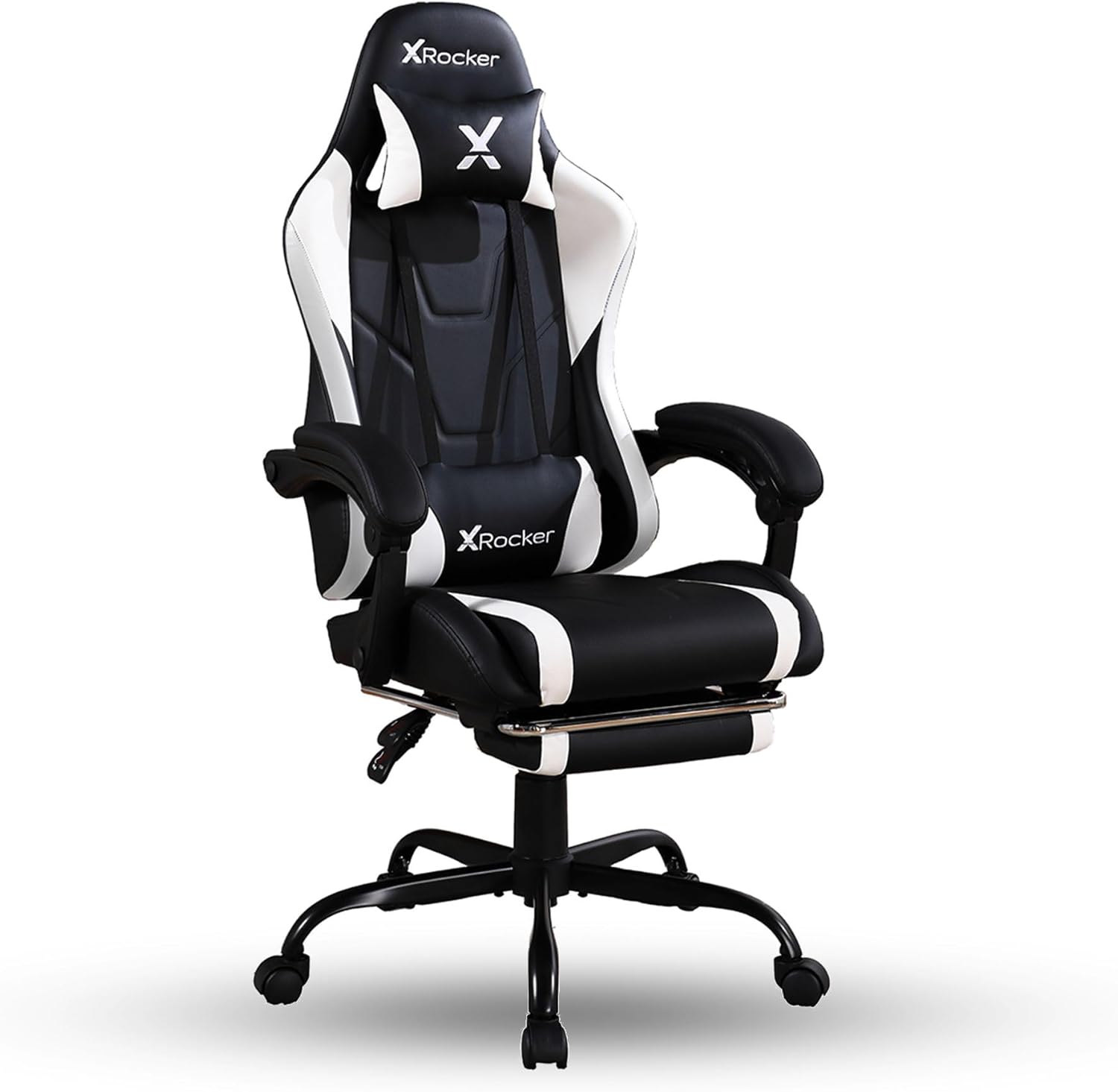 X Rocker PC Computer Gaming Desk Chair with Wheels, College Dorm Room Essentials for Guys and Girls, Adjustable, Ergonomic Office Chair, Gifts for Gamers