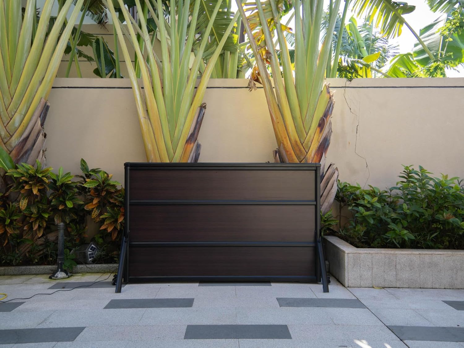 Outdoor TV Lift Cabinet for 65-75” TVs, Waterproof Motorized TV Stand for Patio, Deck, Backyard – Weatherproof & Hidden Lift Cabinet for Flat Screens, Outdoor TV Storage Box