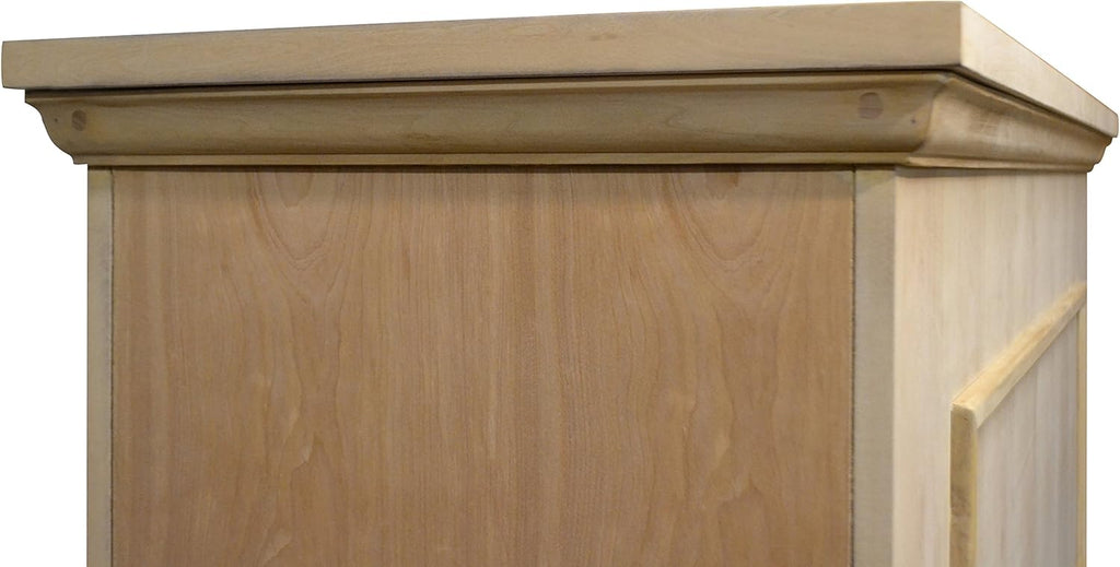 Touchstone Mini Elevate TV Lift Cabinet – Model 75012 – Fits Up to 40.75-Inch Wide TVs – Unfinished – SRV 2800 Pro Lift – Wired & RF Remote – Alexa Compatible