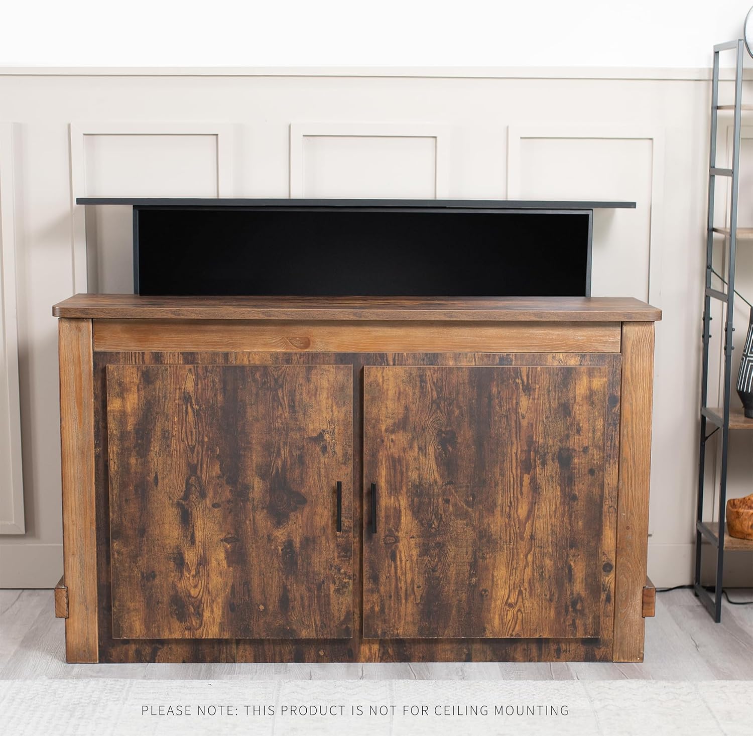 VIVO Motorized TV Stand for 32 to 65 inch Screens, Vertical Lift Television Stand with Remote Control, Compact TV Mount Bracket, MOUNT-E-UP65A